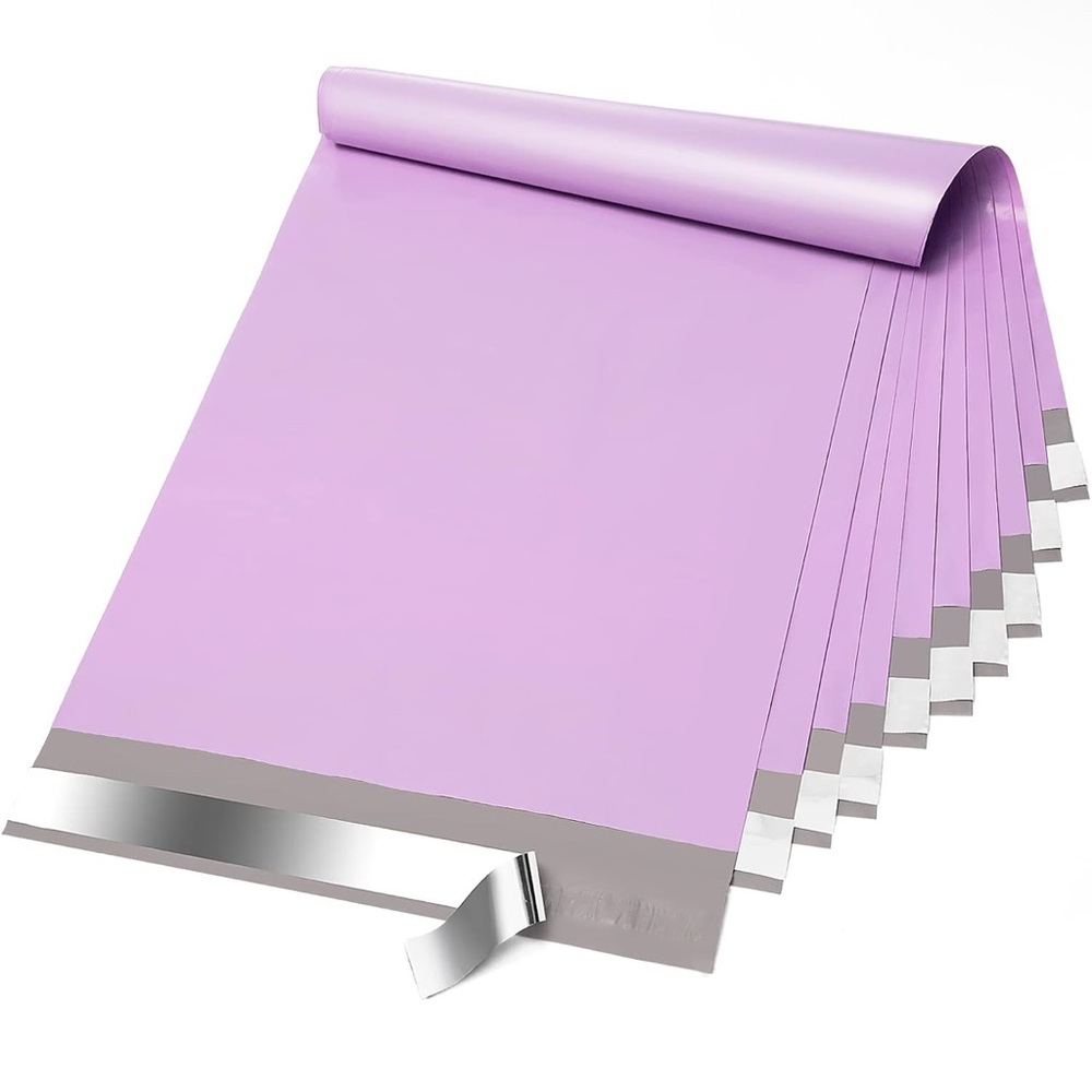 Polymailers 10X13” Light Purple QTY100 Medium Bags Waterproof & Tearproof NWOT
